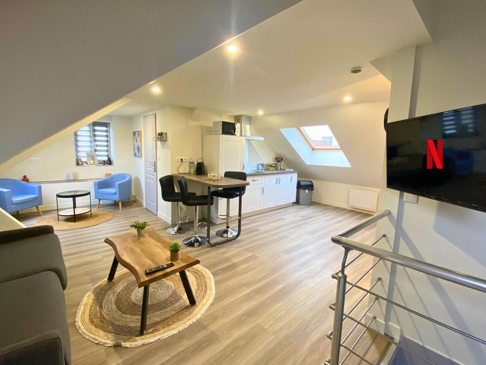 Studio Spacieux Et Elegant Au Coeur De Bourbourg - Gare A Proximite Buitenkant foto